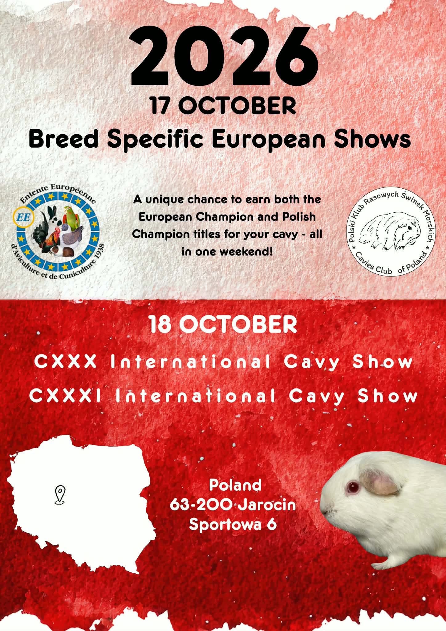 Breed Specific European Shows 2026 — information in English